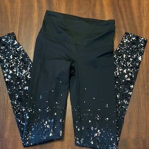 Lululemon Black & Metallic Leggings!